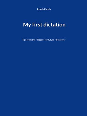 cover image of My first dictation